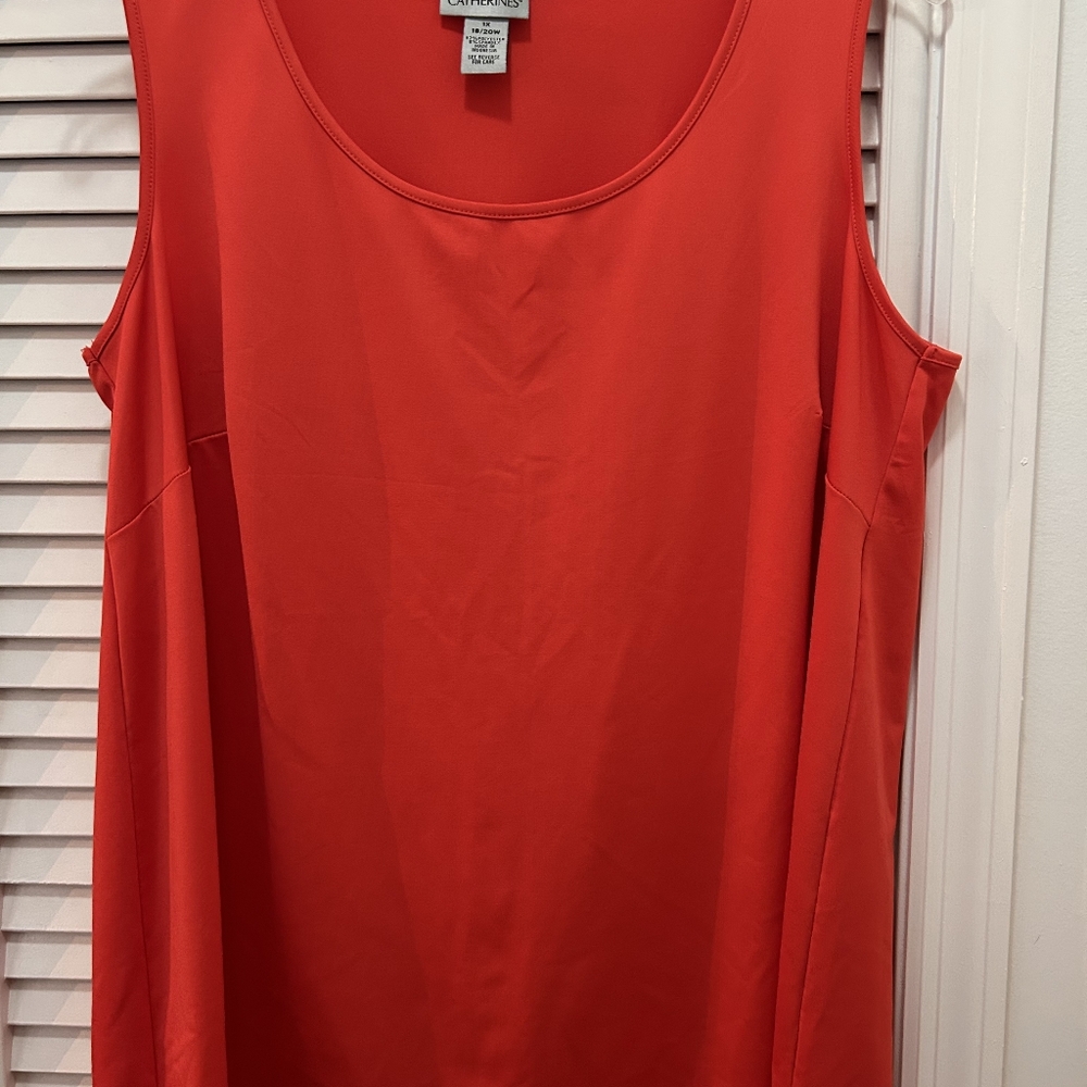 Catherines Women's Orange TimelessTank Top